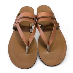 Splendid Tan Strappy Leather Sandals Size US 7